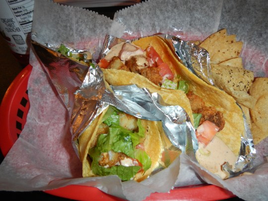 Fish Tacos from Dos Amigos